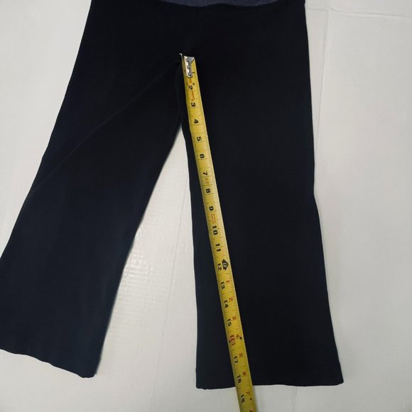 Lululemon balck capris with printed waist band pink, red, gray blue, stripped 4 - Picture 4 of 6